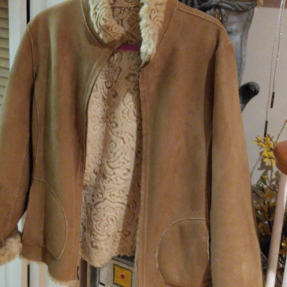 Unlisted Cozy Tan Teddy Jacket